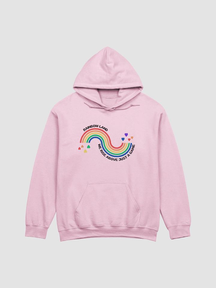 Rainbow Land Hoodie (Black Text) product image (1)