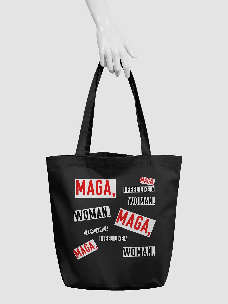"MAGA, I Feel Like a Woman" – Parody Whitney Official Tote Bag product image (3)