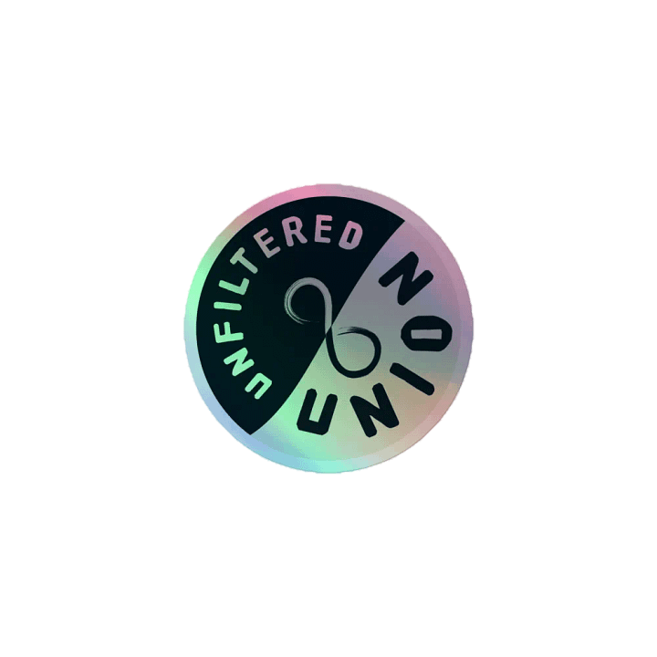 Unfiltered Infinity Holographic Sticker Sheet product image (1)
