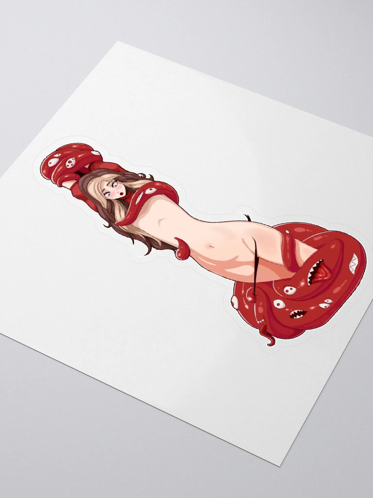 Lewd Tentacle Conundrum Sticker product image (3)