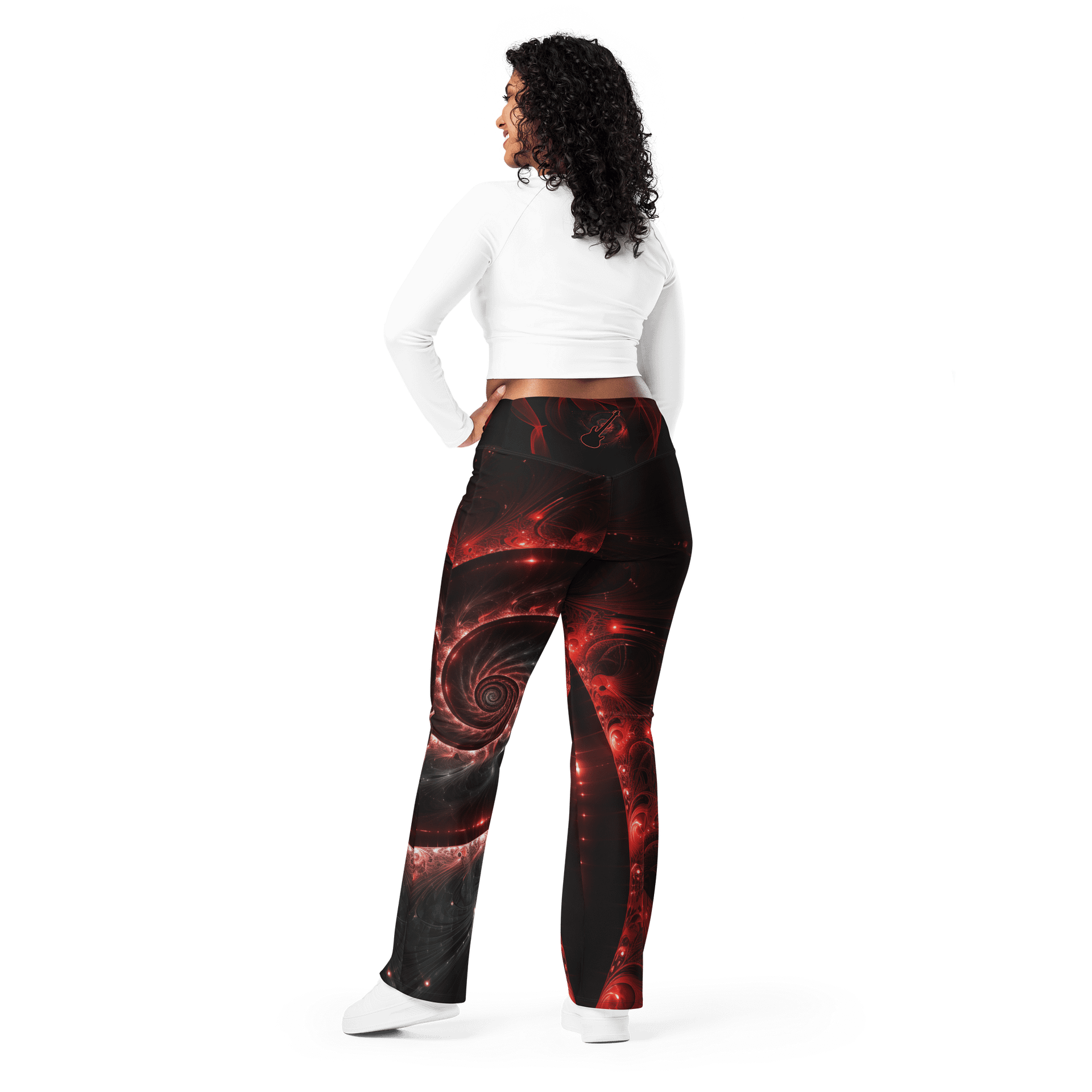 Gothic BASS Fractal Flare Leggings product image (3)
