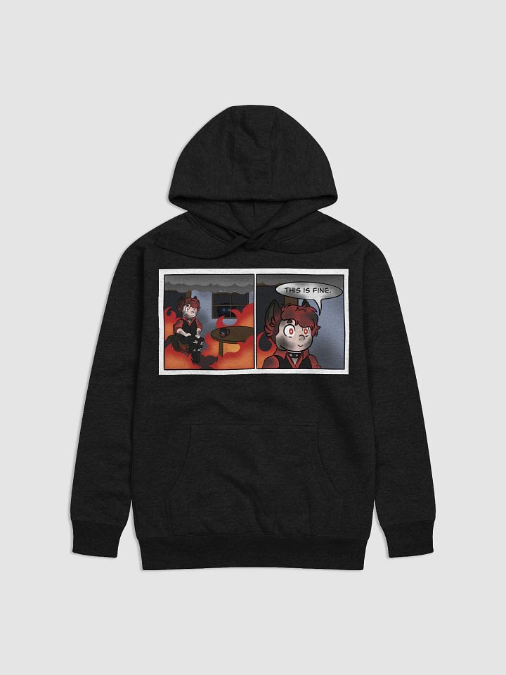 Premium Hoodie - This Is Fine Meme product image (1)