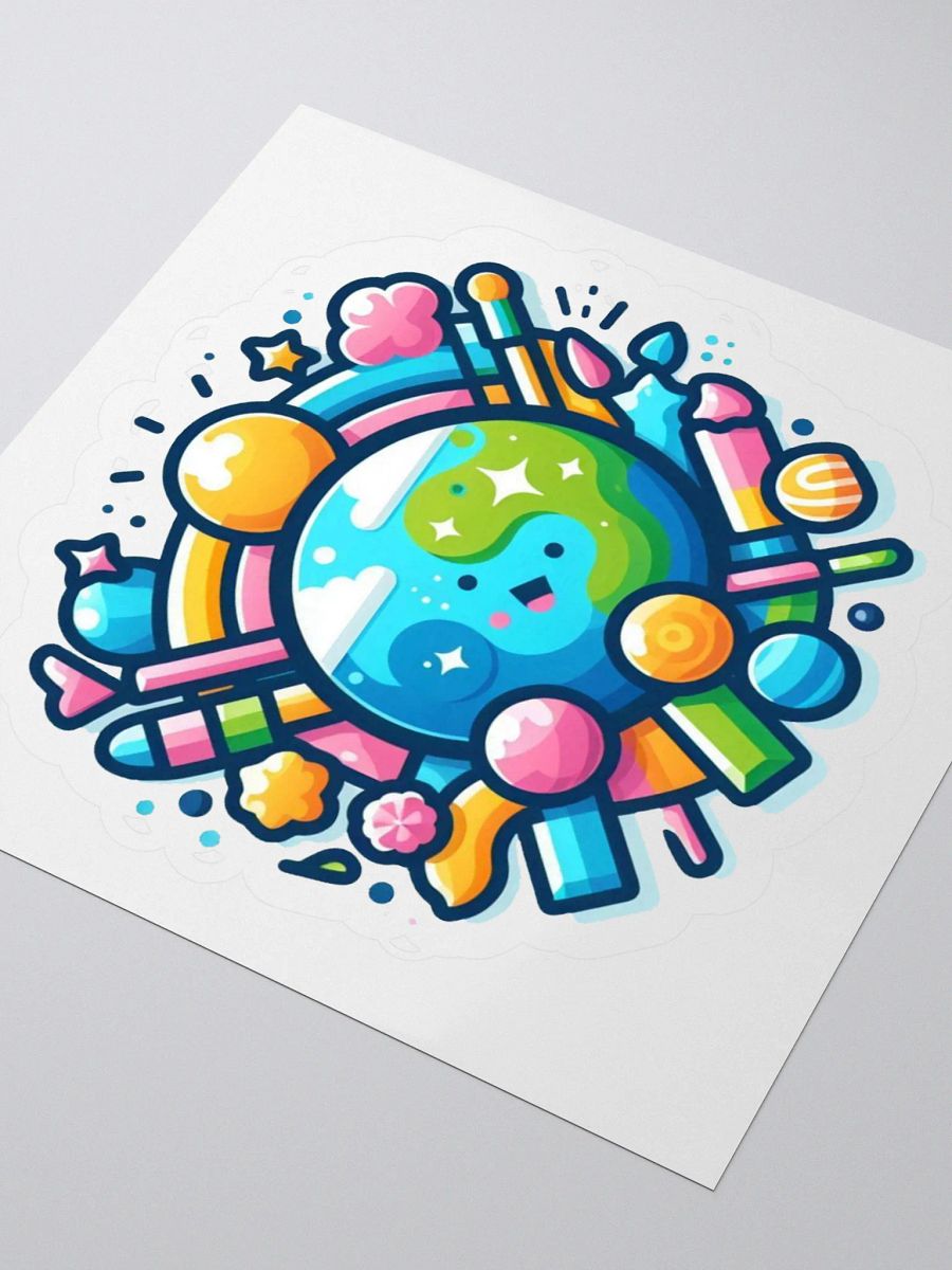Joyful Earth Kiss Cut Stickers product image (12)