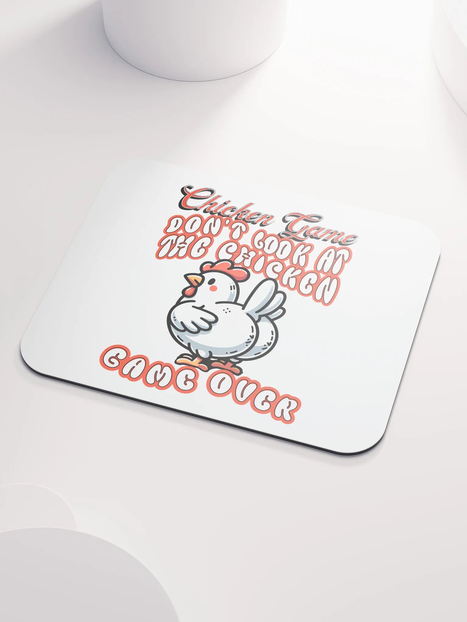 Chicken Game Dont Look At The Chicken Game Over Mouse Pad product image (3)