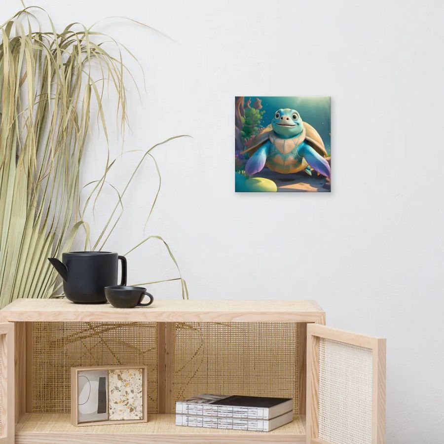 Endangered Species - Mexico - Sea Turtle Canvas Art product image (9)
