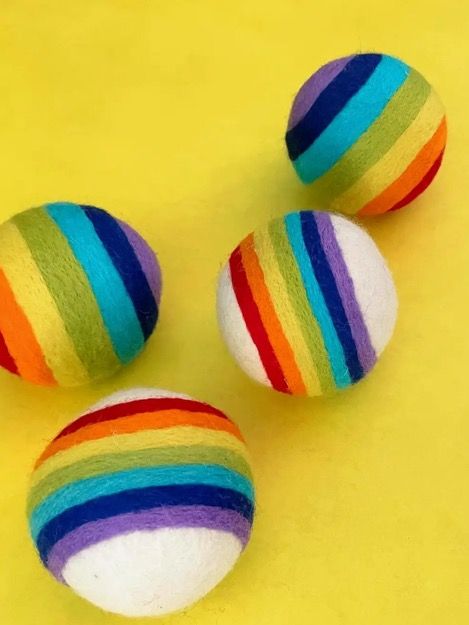 Rainbow dryer balls product image (2)