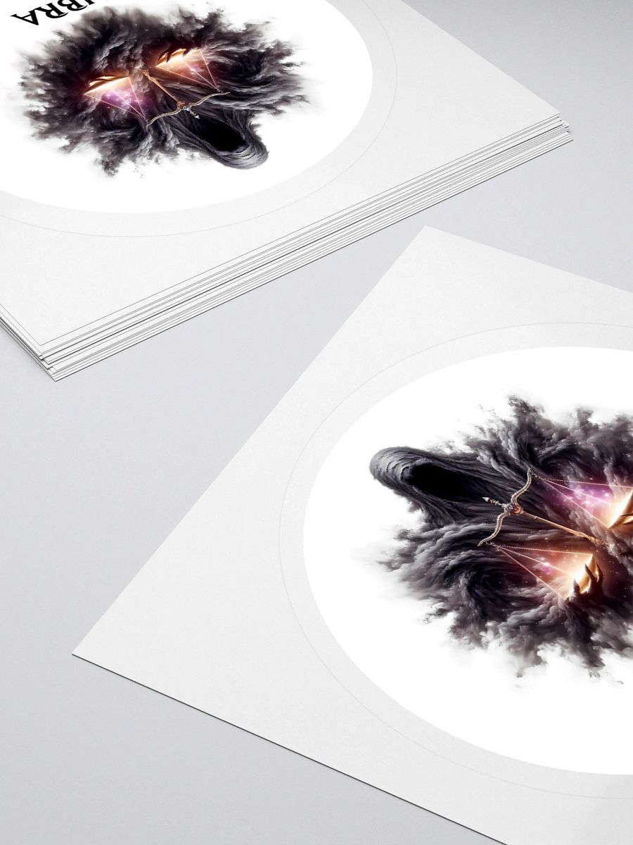 Mythical Libra Zodiac Round Sticker product image (10)