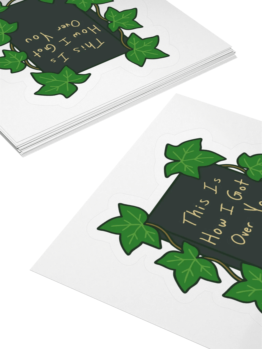 This Is How I Got Over You Cover Sticker product image (10)