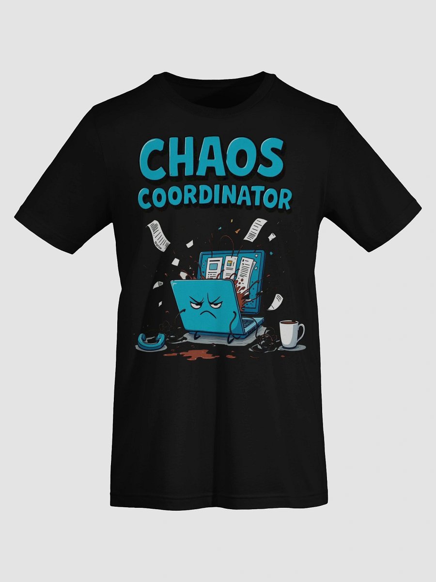 Chaos Coordinator Cartoon Laptop T-Shirt product image (8)
