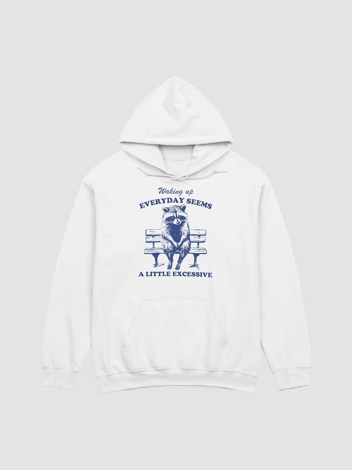 Waking up everyday seems a little excessive Hoodie product image (1)