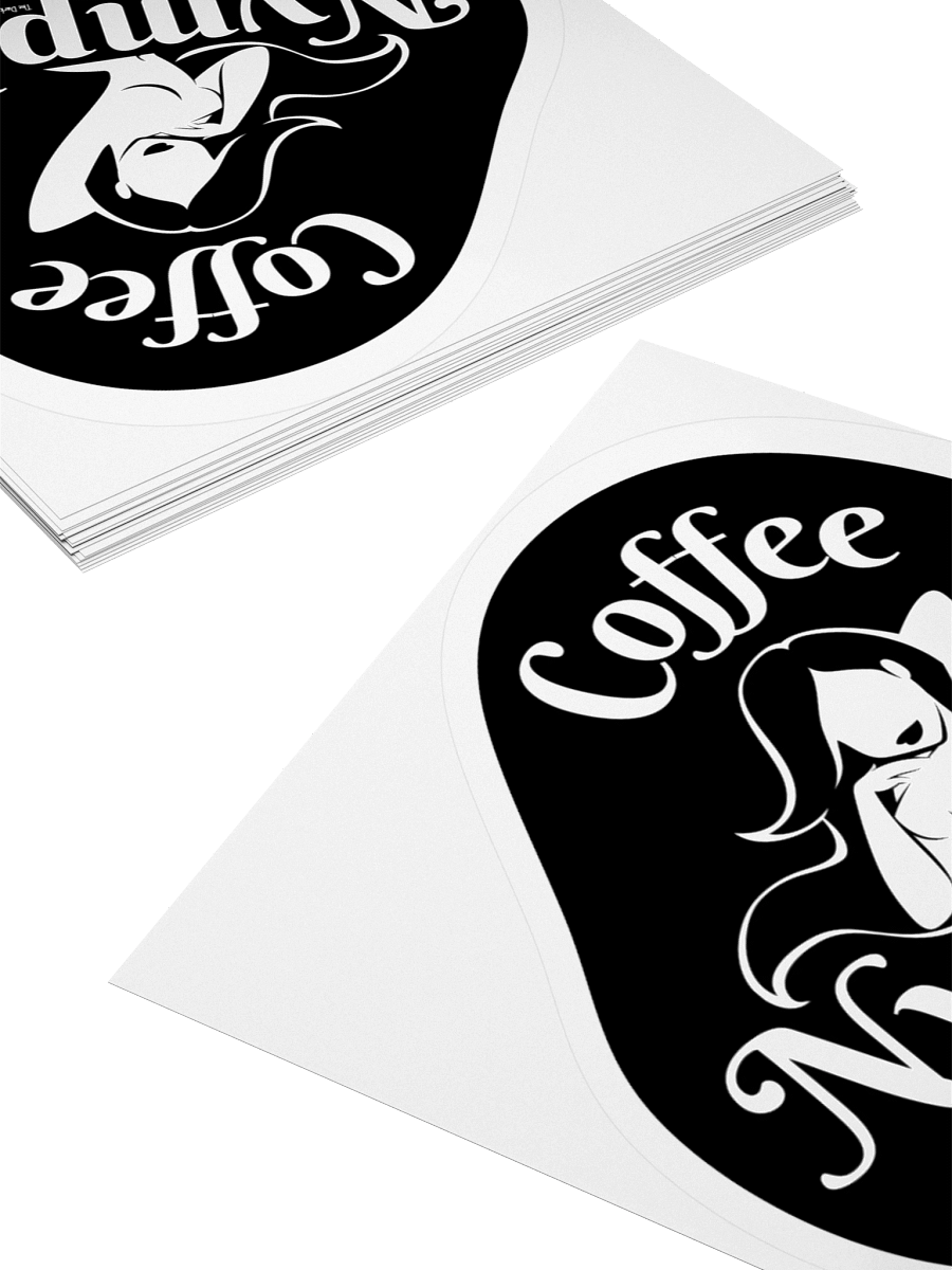Coffee Nymph White - Sticker product image (4)