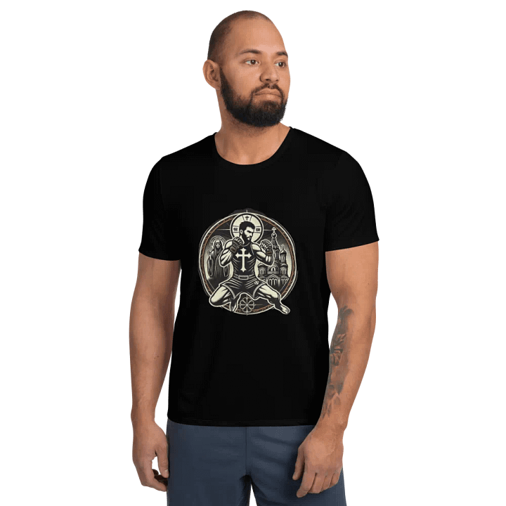 Fight for God Athletic T-Shirt (MMA) product image (1)