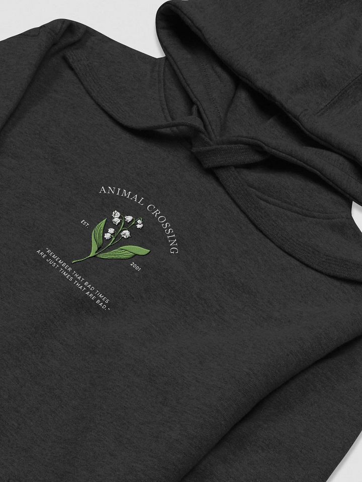 ANIMAL CROSSING FLOWER | HOODIE | EMBROIDERED | DARK VER product image (1)