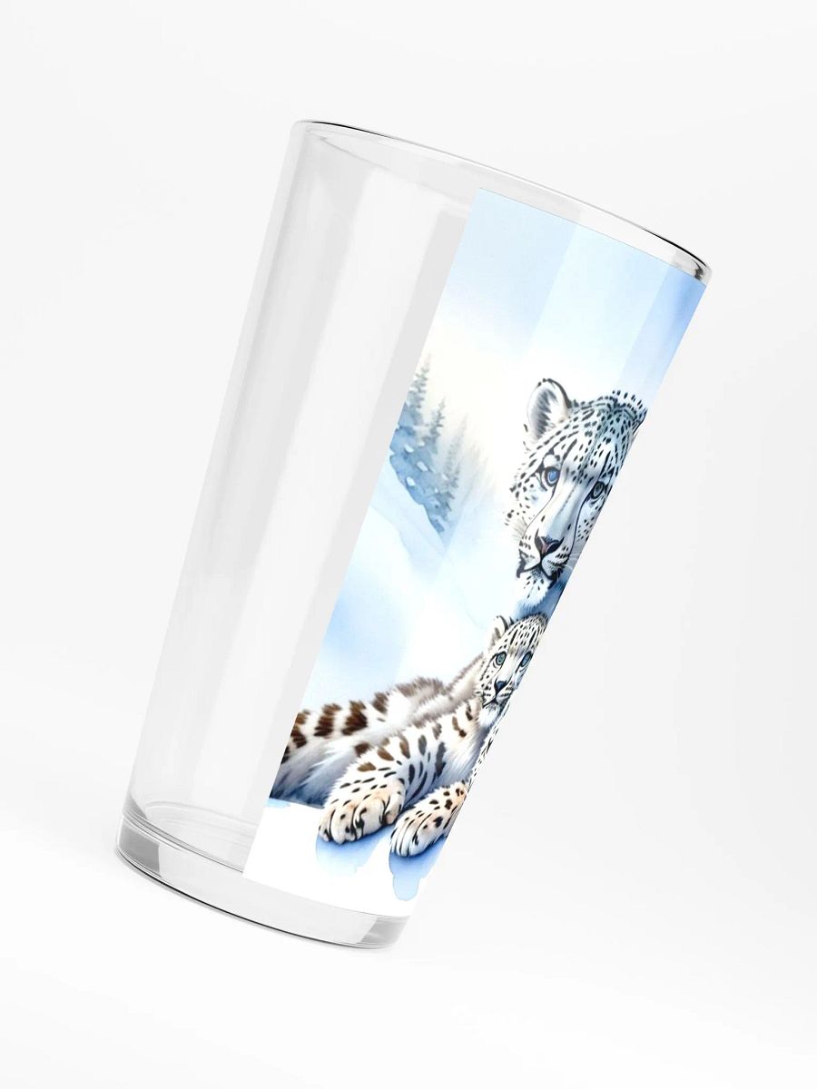 Snow Leopard Serenity Pint Glass product image (6)