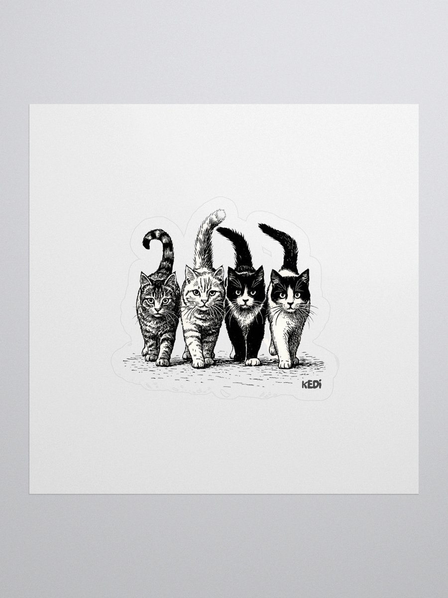 Whiskered Wanderers Sticker Set product image (1)