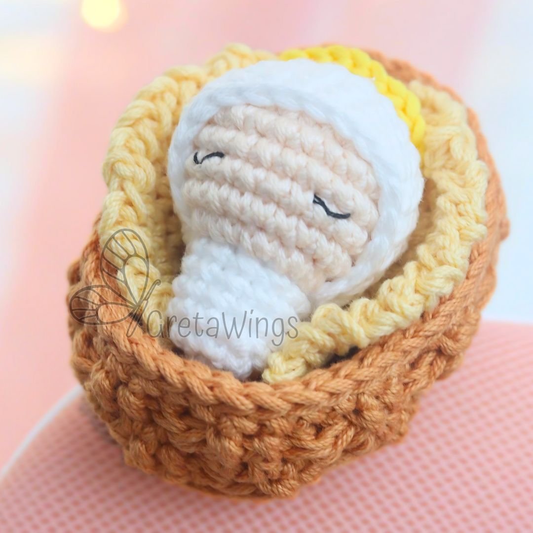 Patrón de amigurumi de la Natividad: María, José y el Niño Jesús por GretaWings (descarga digital) product image (4)