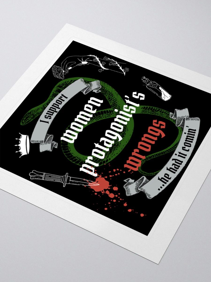 Supporting Women Protagonist's Wrongs Sticker product image (7)