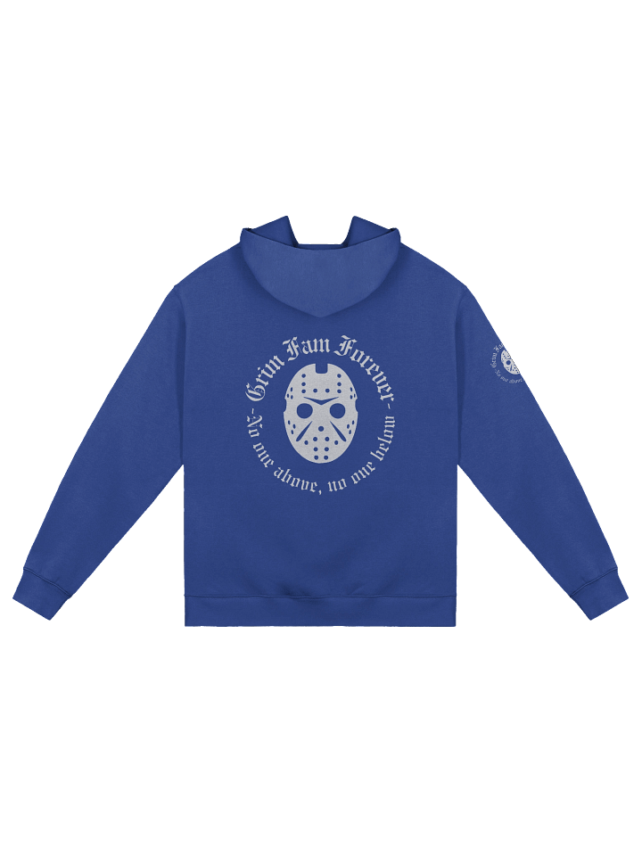 GRIM FAM HOODIE — OFFICIAL - EDITION #3 BLUE / GREEN product image (2)