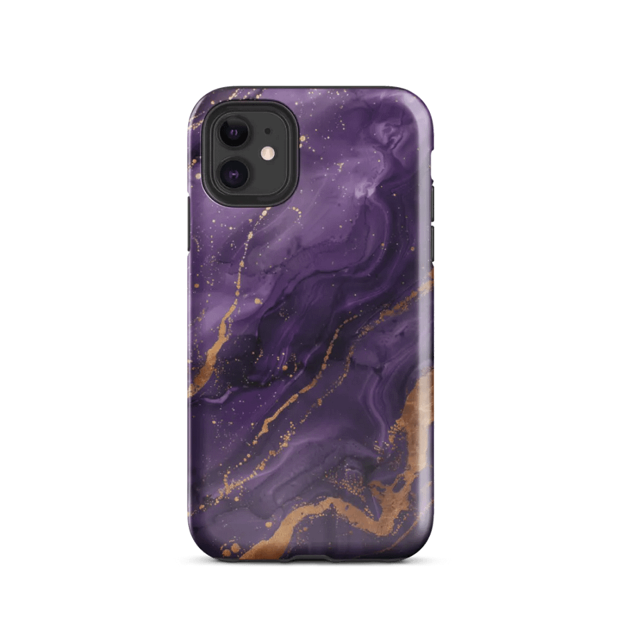 Purple Marble Tough iPhone Case product image (47)