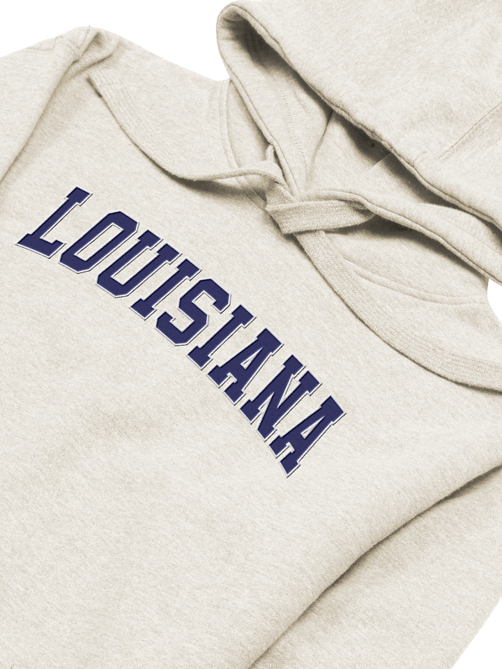 Louisiana Vintage Stylish Embroidery Unisex Premium Hoodie product image (2)