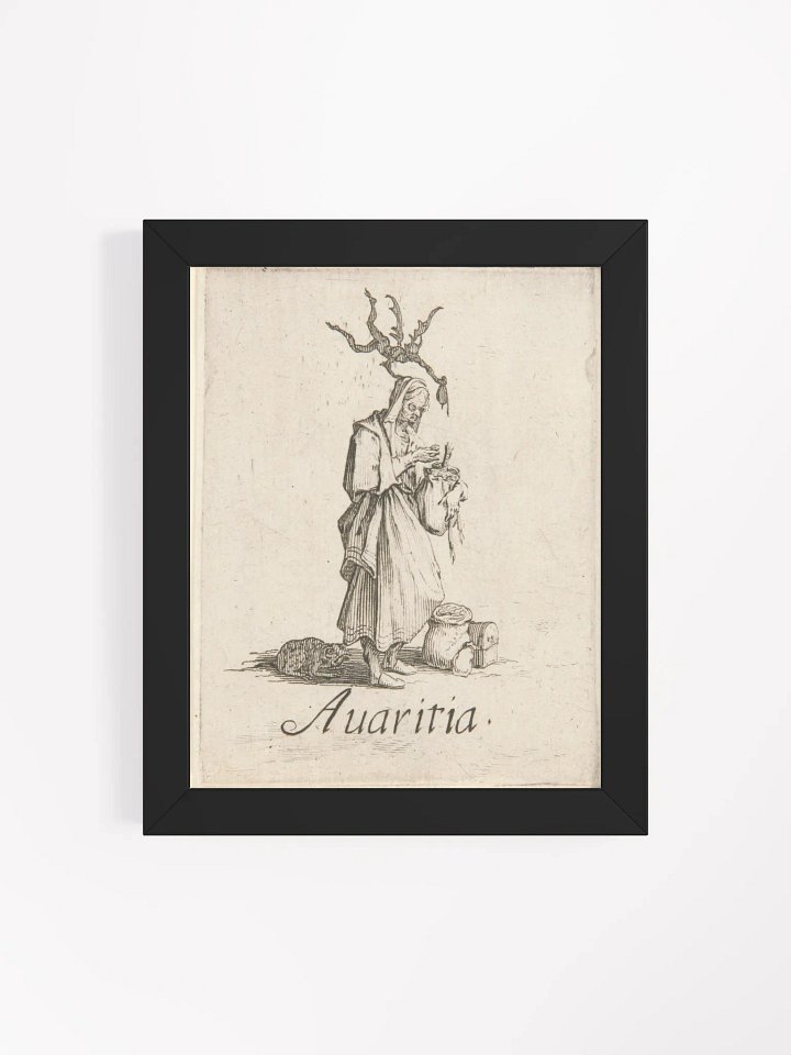 Deadly Sin: Greed ❖ Framed Print product image (1)