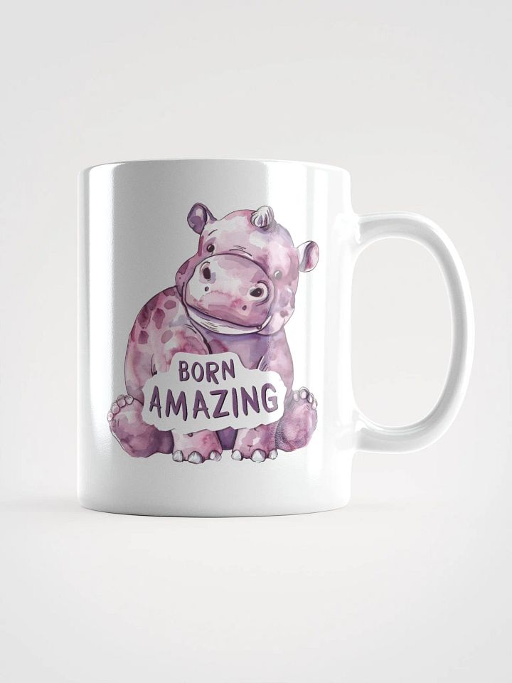 Born Amazing Hippo Mug product image (1)