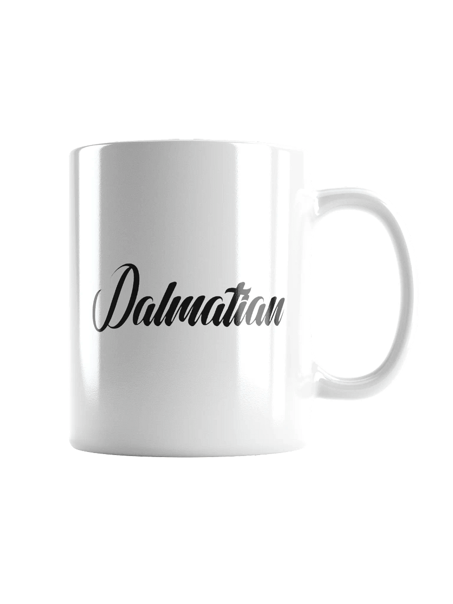 Dalmatian Fancy Script Minimalist Chic Mug product image (2)