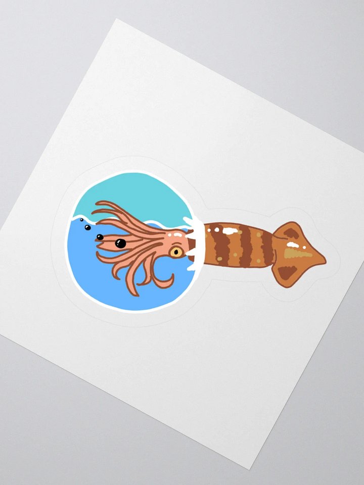 Space Squid Sticker product image (5)