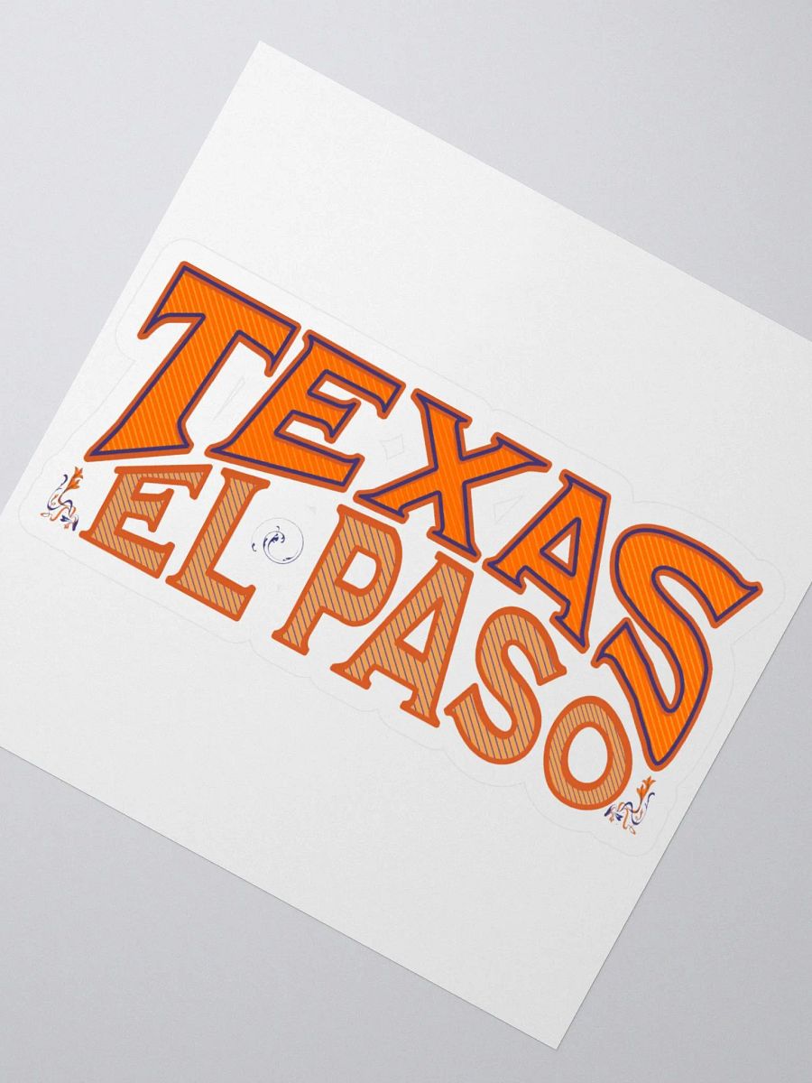 Bold Texas El Paso Sticker product image (3)
