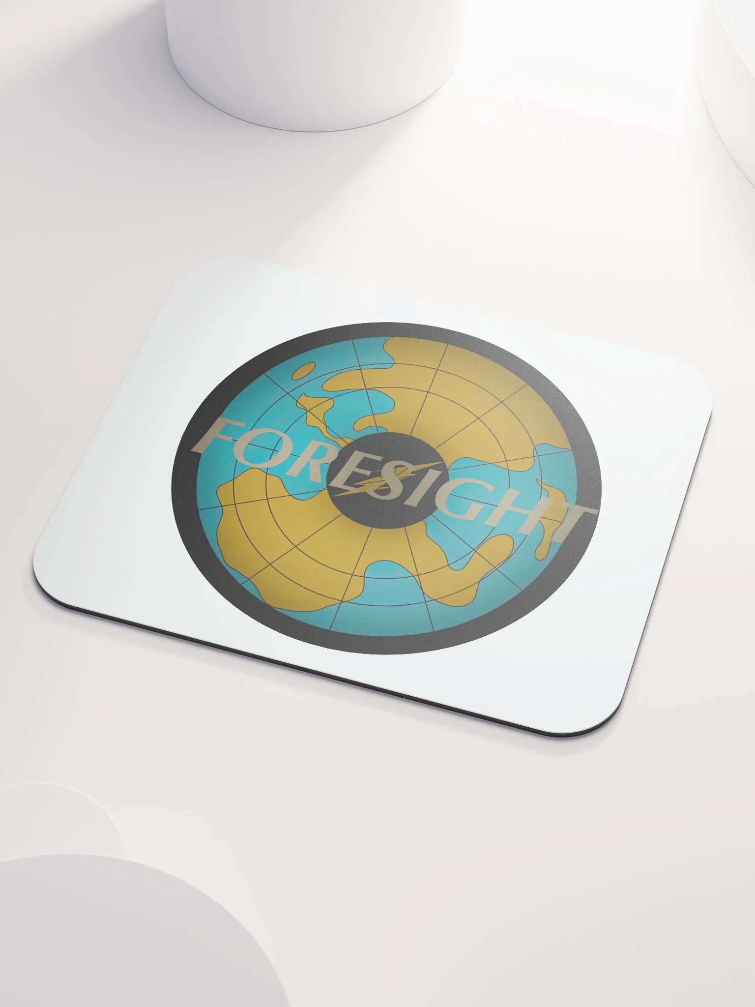 Foresight Mouse Pad - White 8.7'' X 7.1