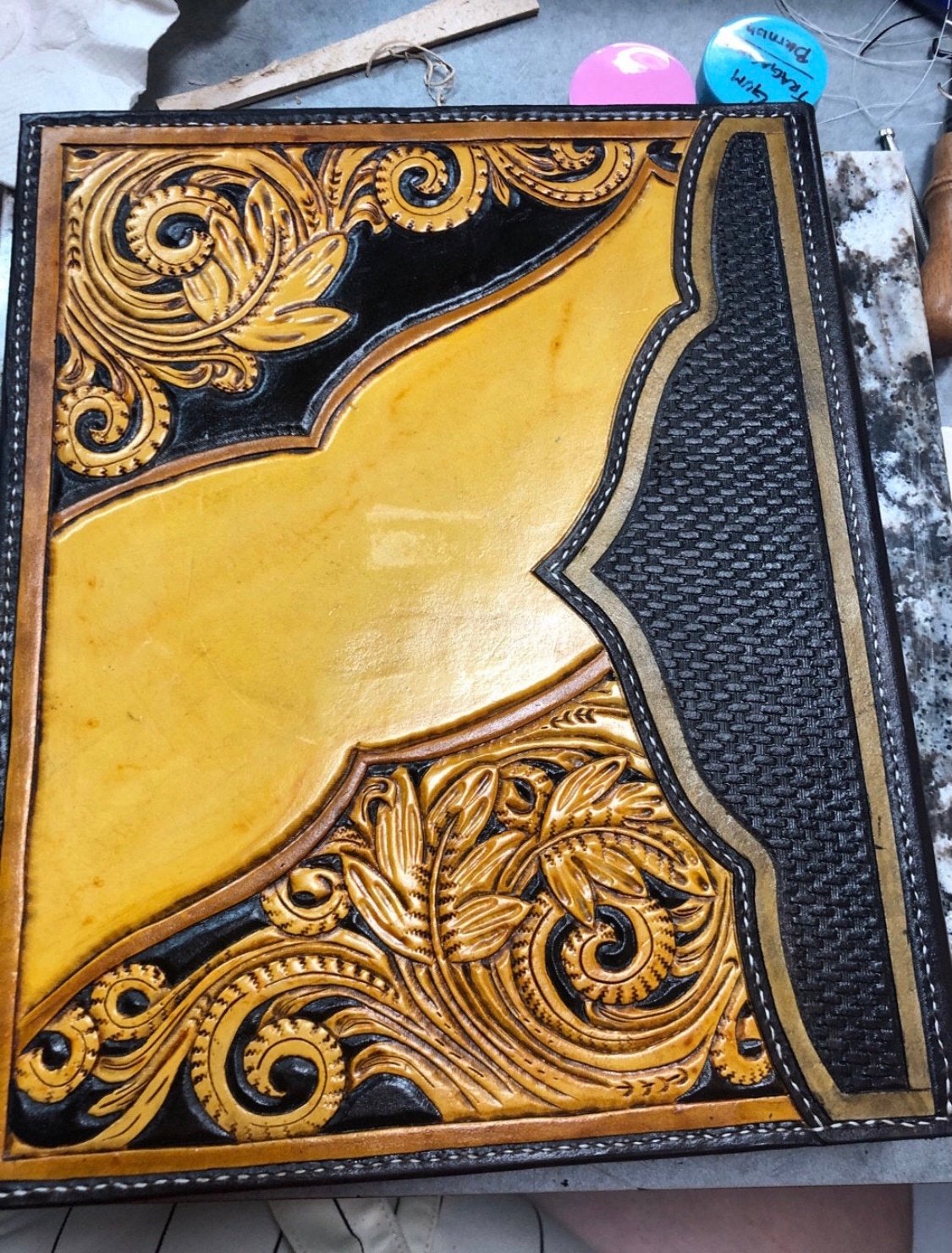 Custom Leather Padfolio product image (6)