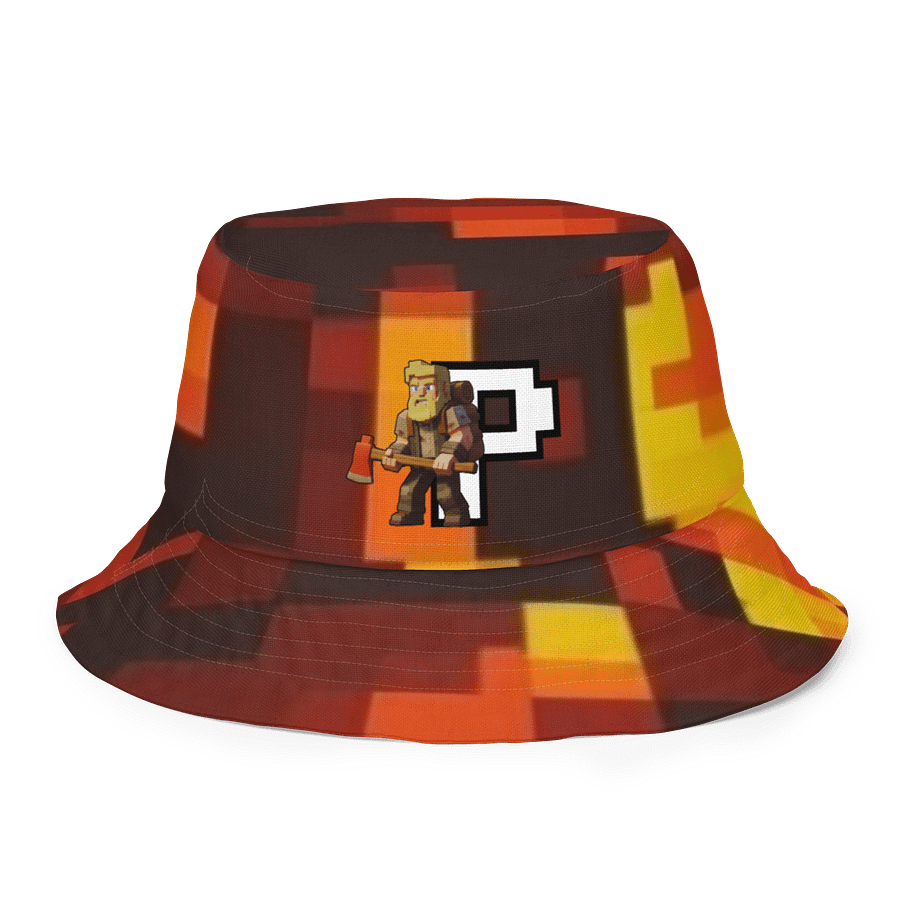 Patient PixelZ Reversible Bucket Hat (PixelZ My Craft & Pixel Embers) product image (5)