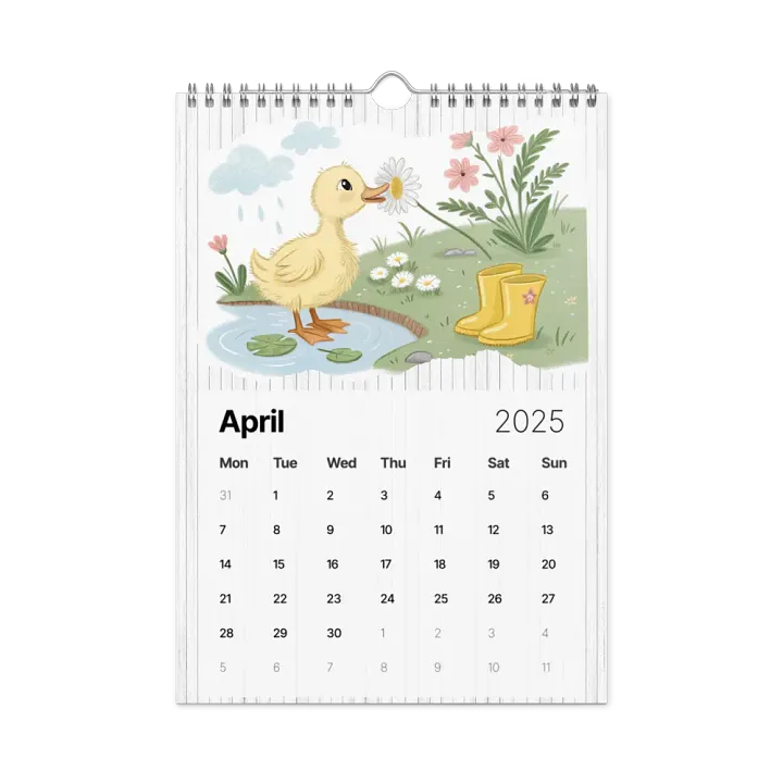 ADORABLE ANIMALS WALL CALENDAR 2025 product image (1)