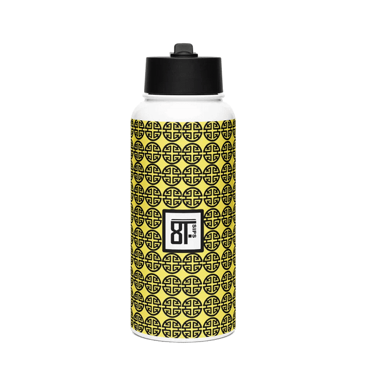 8T Sips Prosperity Stainless Steel Water Bottle product image (1)