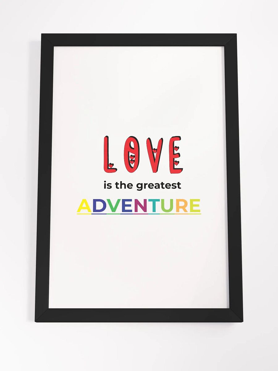 LOVE IS THE GREATEST ADVENTURE. HEART, LOVE, PROFILE, RED, PUNK, RETRO, VINTAGE, ADVENTURE, VALENTINES DAY, ROMANTIC, ROMANCE, COUPLE, GIRLFRIEND, BOYFRIEND, HUSBAND, WIFE product image (4)