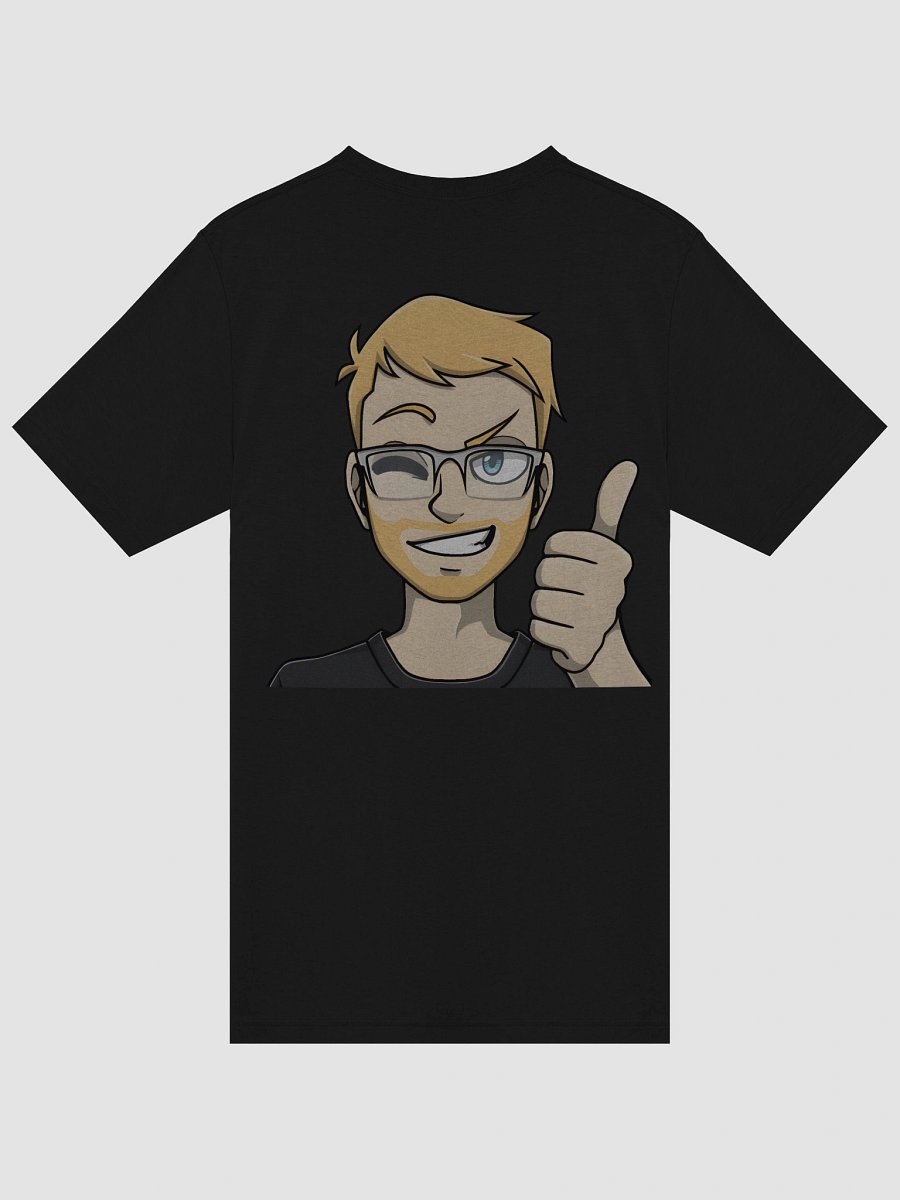 High-end T-shirt, black product image (4)