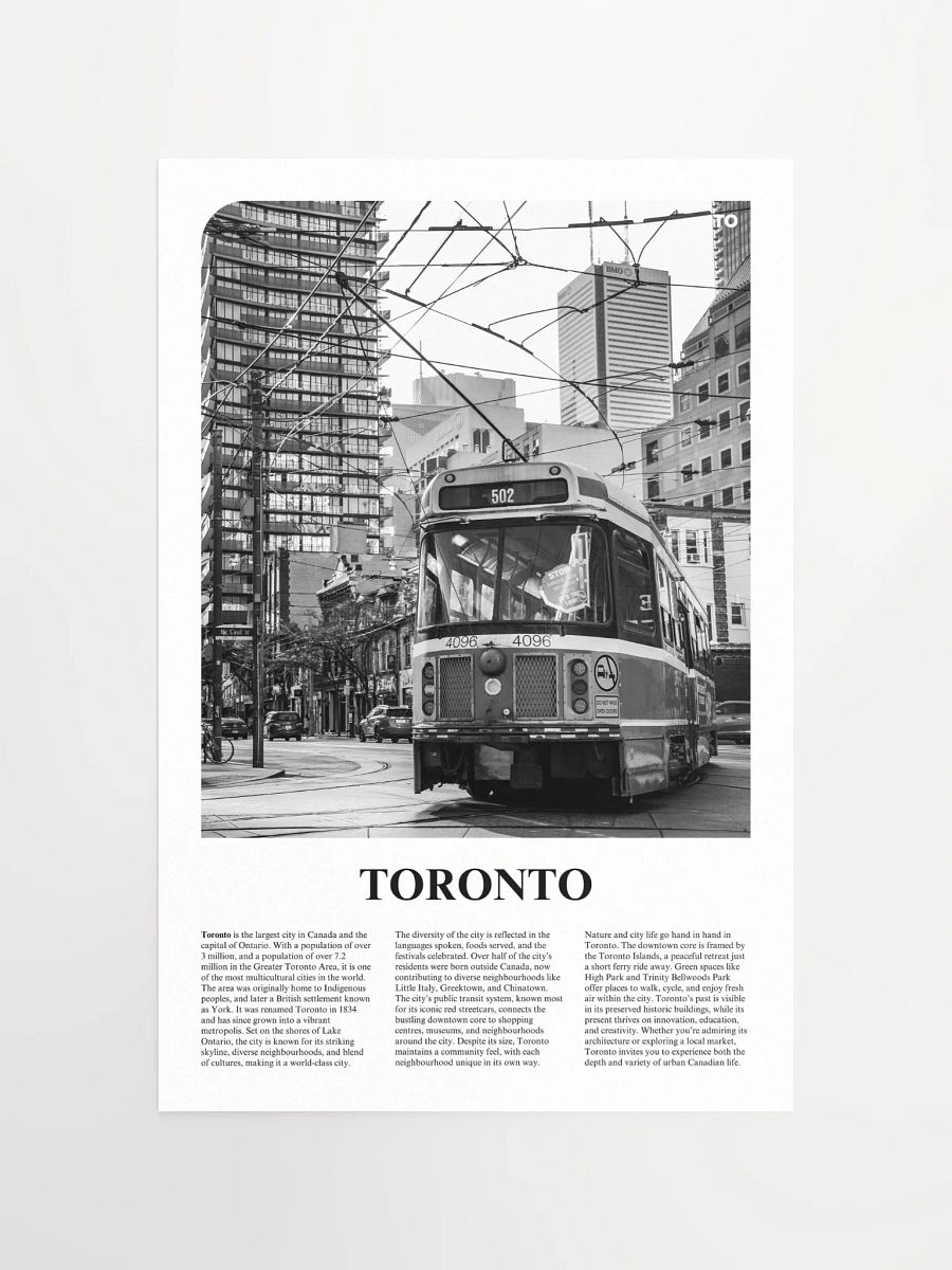 Toronto 08 Newspaper Poster product image (11)