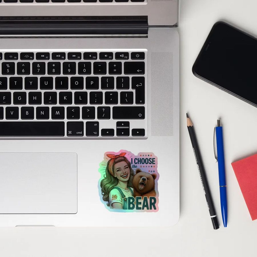 I Choose The Bear Sticker product image (12)