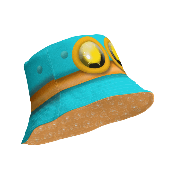 Goggle Hat Cuttle Colors - all over print bucket hat - reversible product image (2)