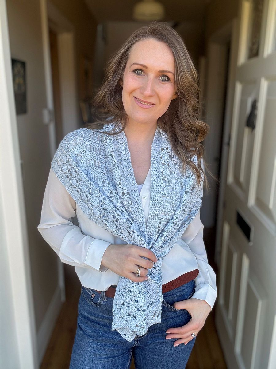 Evelyn Lace Crochet Wrap Pattern PDF product image (10)