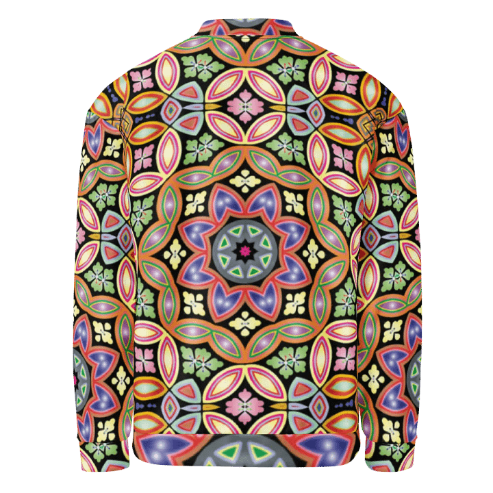 Batik Kawung Coral Bomber Jacket product image (2)