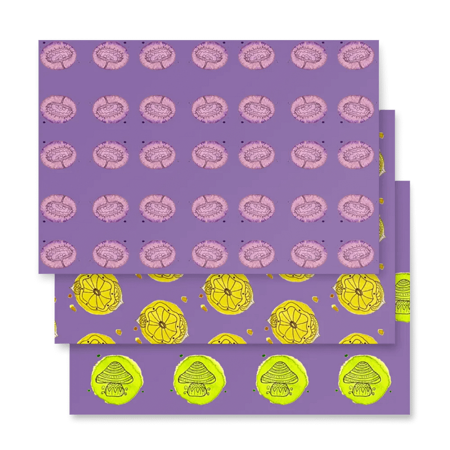 Flower Polka Dots Wrapping: Set of 3 Sheets product image (4)