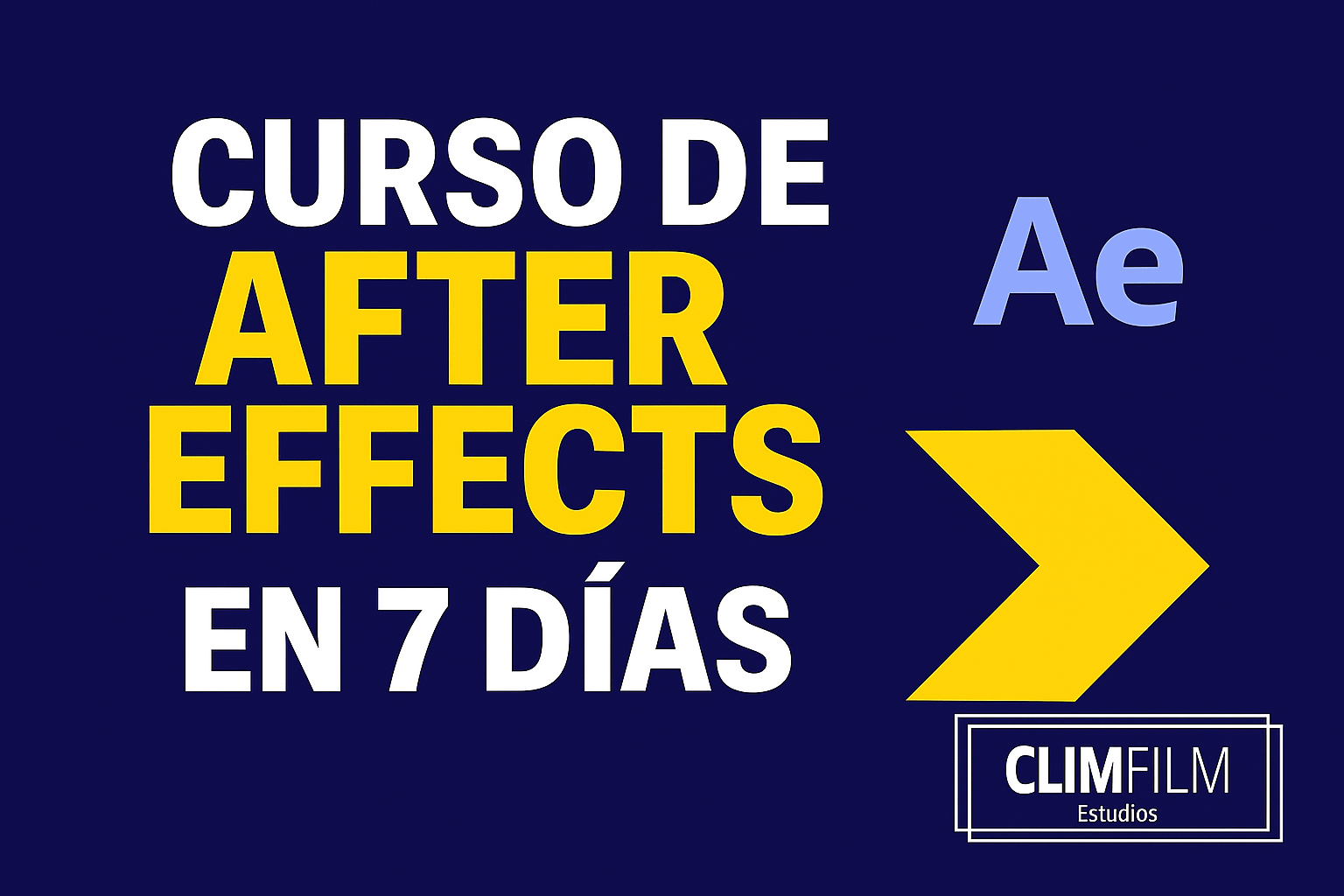 “Preventa" · Curso After Effects en 7 días (Lanzamiento sep–oct 2025) product image (1)