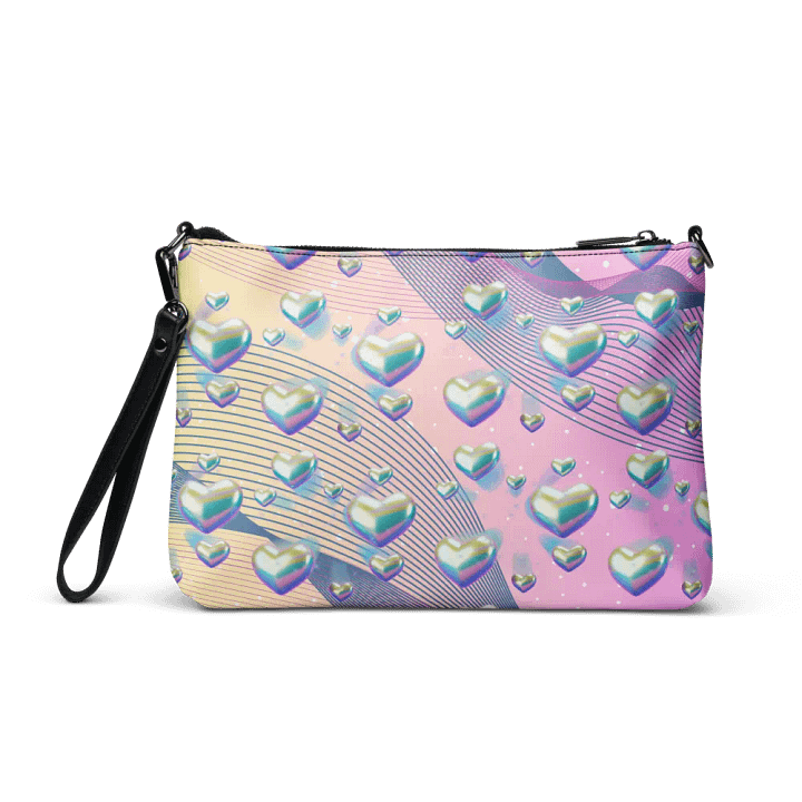 Iridescent Heart design Crossbody Bag for stylish feminine ladies product image (2)