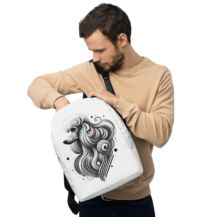 Abstract Poodle Bagpack product image (9)