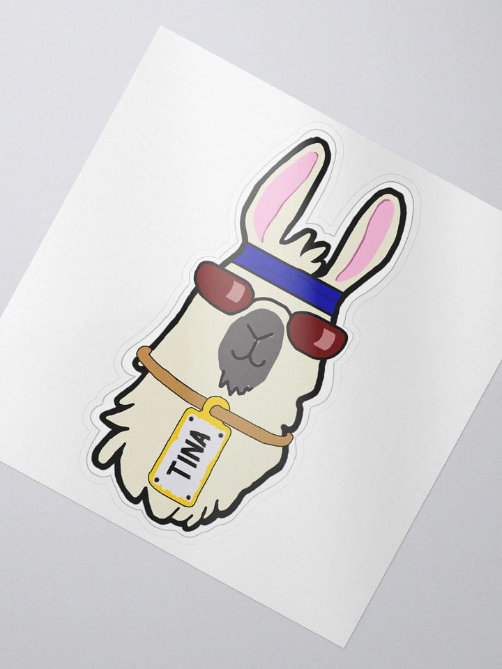 Tina the Llama Sticker product image (2)