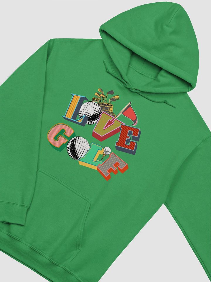 Love Golf Block Letter Playful Hoodie product image (8)