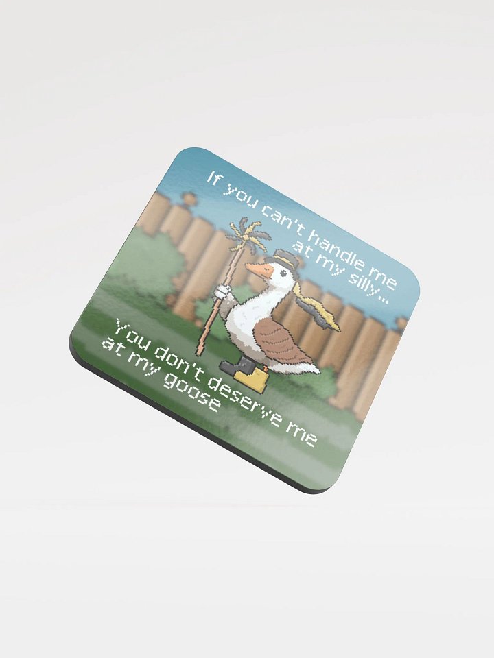 You Can't Handle the Goose - Pixel Art Coaster product image (1)