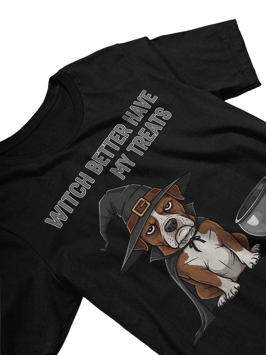 Witchy Treats Cartoon Dog T-Shirt product image (25)