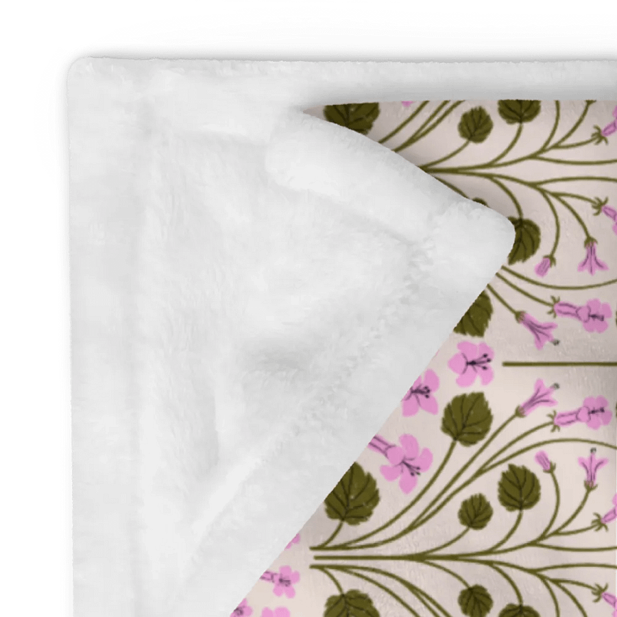 Alpine Serenity - Pink and Green - Throw Blanket product image (12)